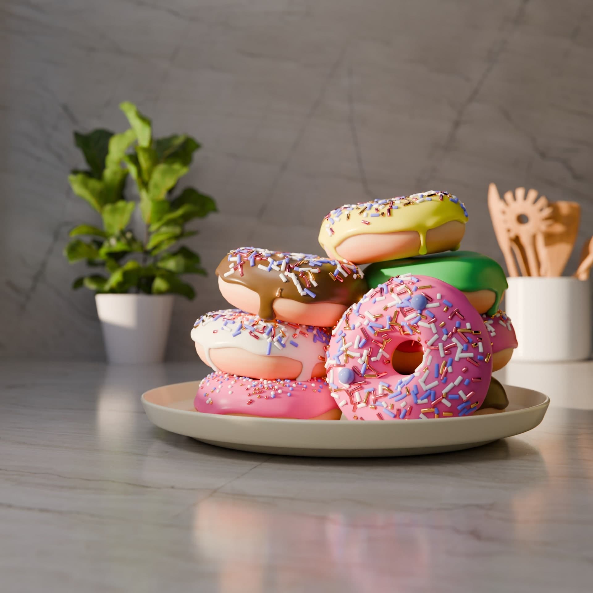 Donut tutorial, the