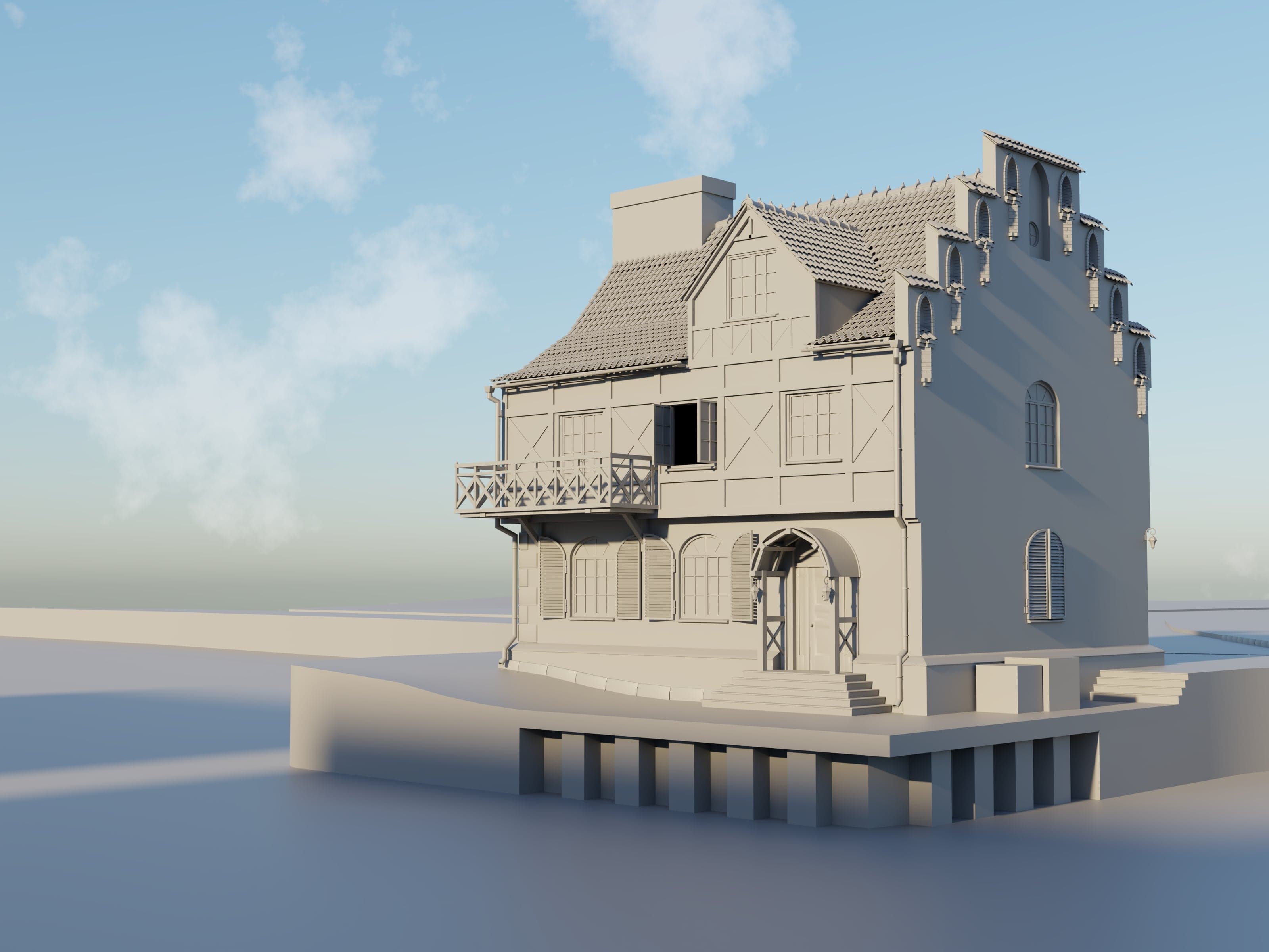 Harbour building