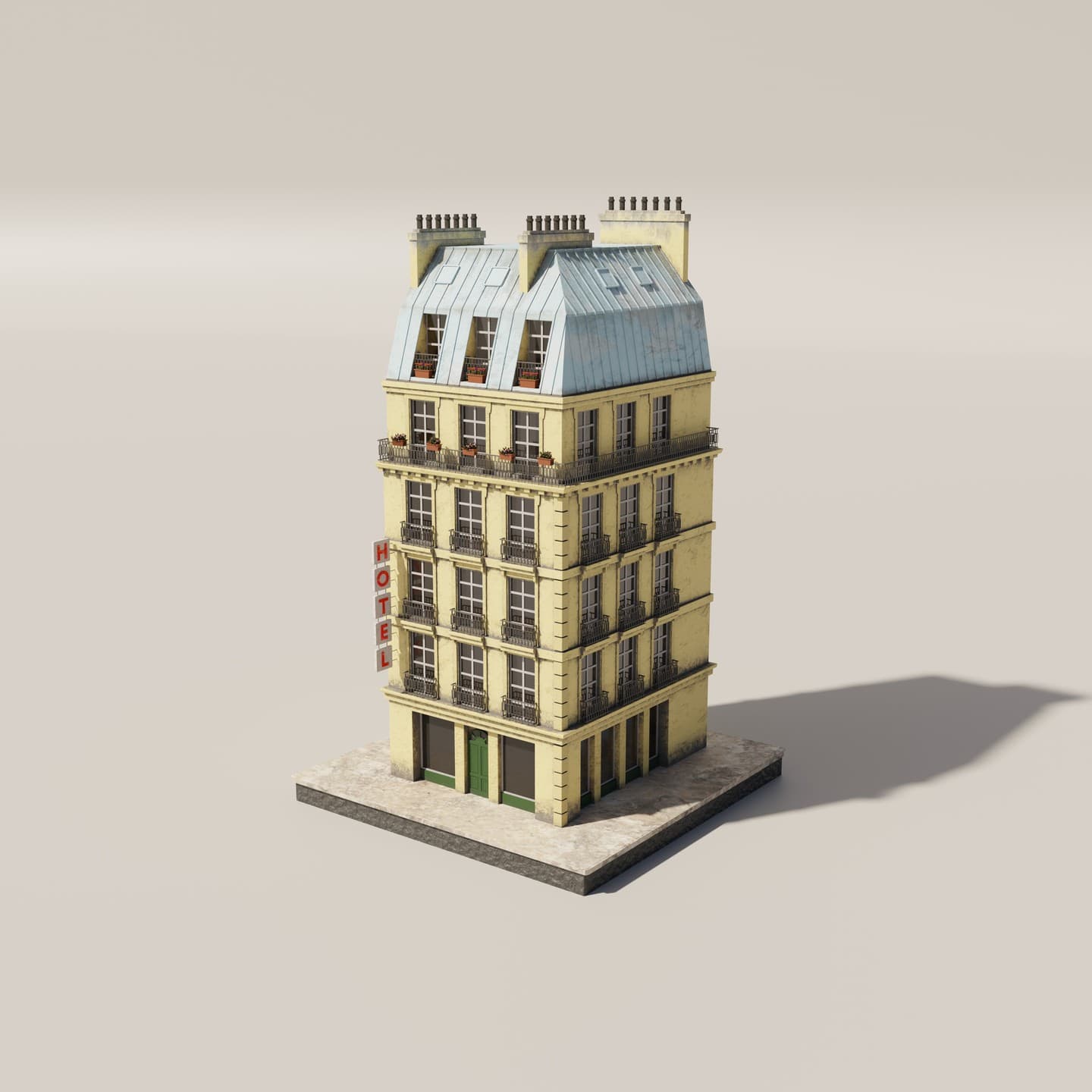 One building in Paris