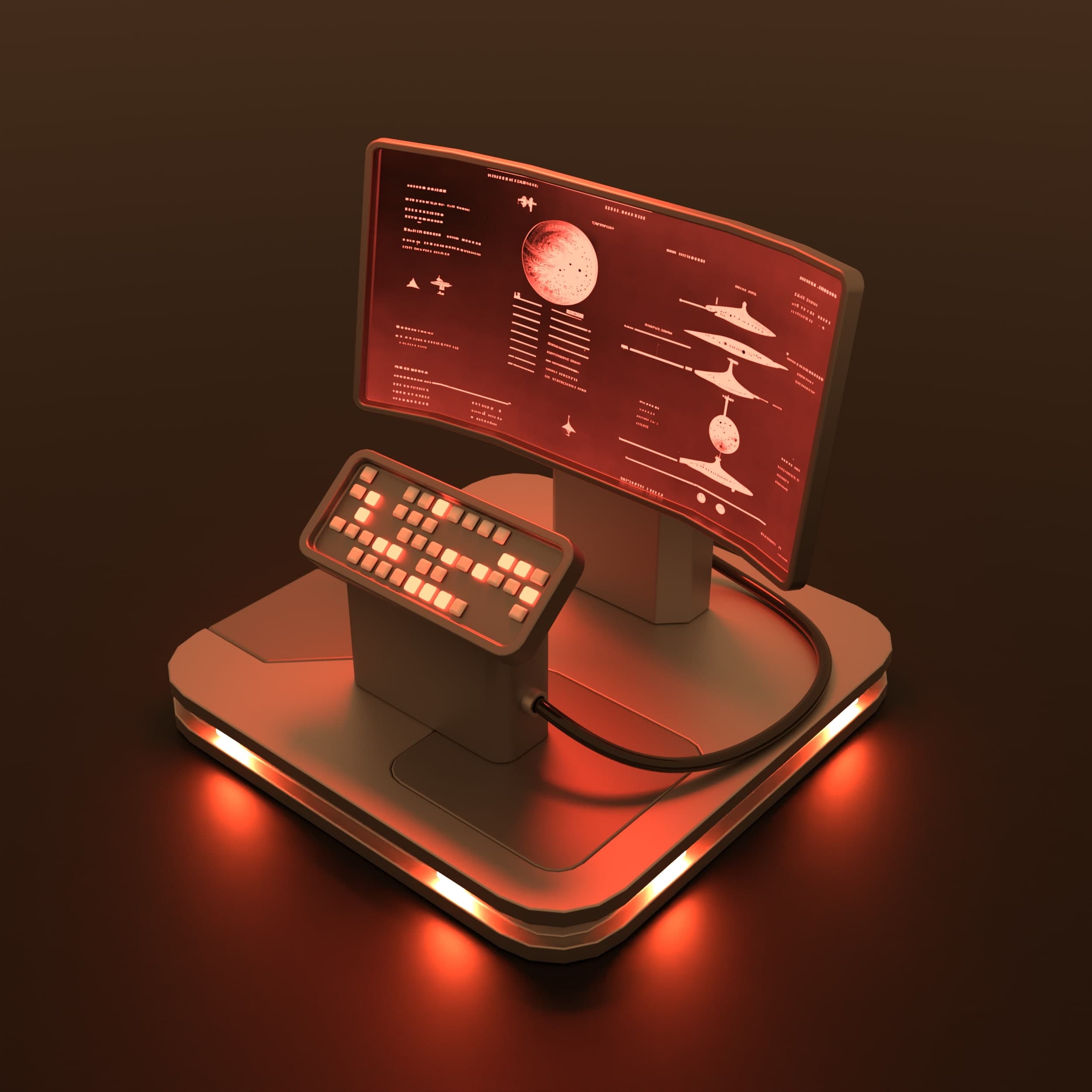 Spaceship console