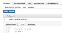 Permission policies