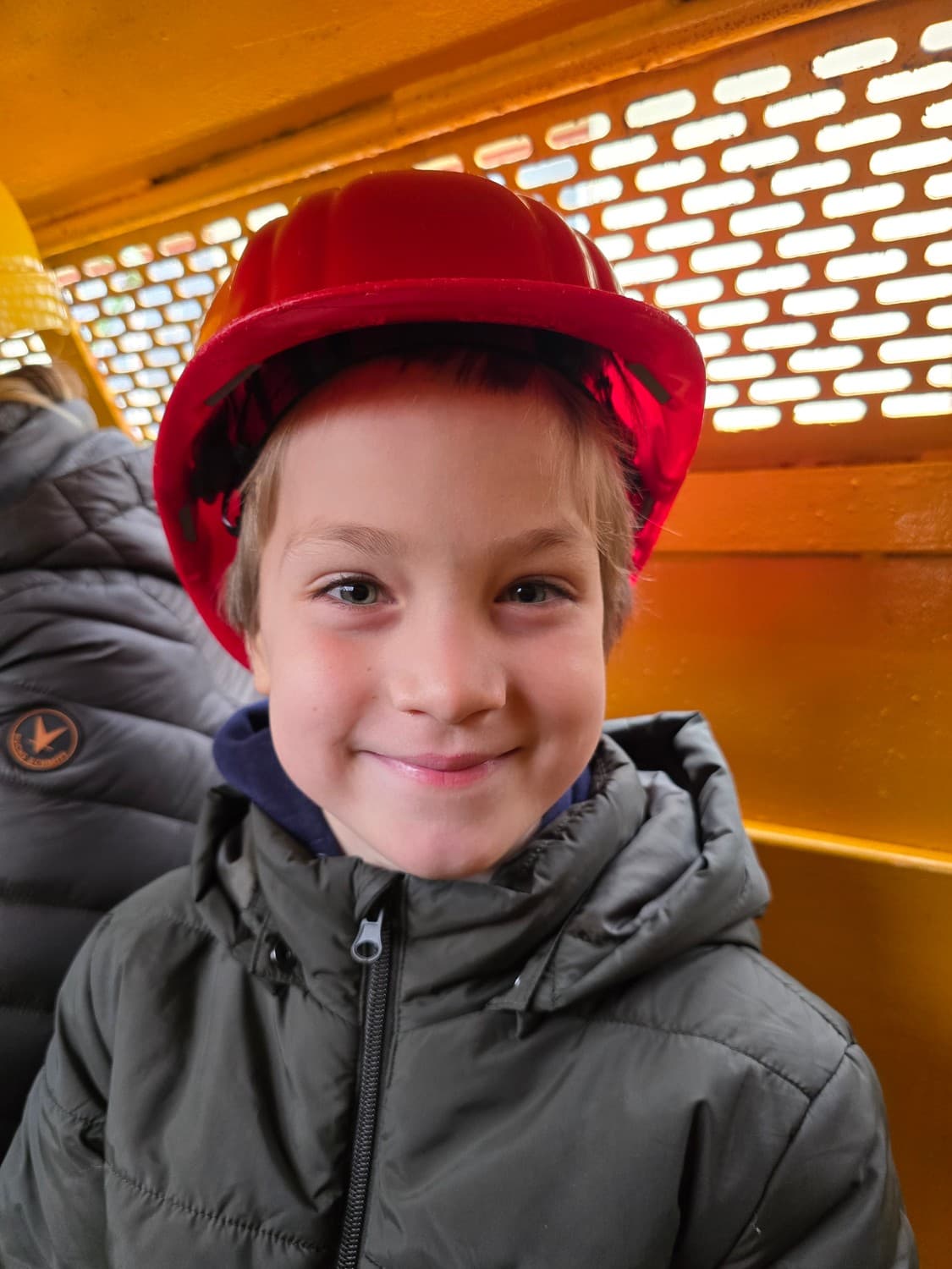 My kid doest look disappointed at all